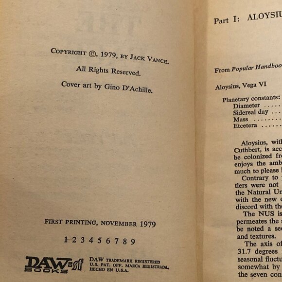 Lot 15 Vintage JACK VANCE Paperback Books Retro PB Readers Sci Fi Scifi - Picture 2 of 16